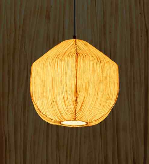 ORONYO-VIHAAN | Handcrafted Pendant Lamp | E27 holder } with Bulb | RIPPL Lighting